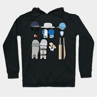 Cricket Accessories Stickers Hoodie